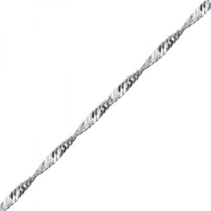 OLIVIE Stříbrný řetízek 60 cm TWIST 3534 Ag 925; ≤2,8 g.