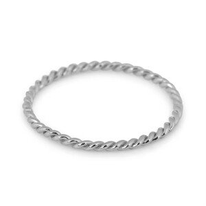 OLIVIE Stříbrný zatočený prsten 8840 Velikost prstenů: 5 (EU: 49-50) Ag 925; ≤0,8 g.