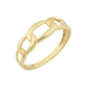 OLIVIE Stříbrný prsten ŘETĚZ GOLD 8845 Velikost prstenů: 6 (EU: 51-53) Ag 925; ≤2,0 g.