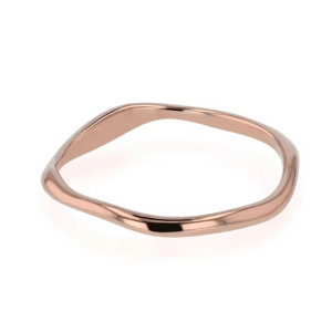 OLIVIE Stříbrný prsten VLNKA ROSE 8856 Velikost prstenů: 8 (EU: 57-58) Ag 925; ≤0,8 g.