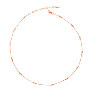 OLIVIE Stříbrný náhrdelník s kuličkami ROSE 8885 Ag 925; ≤3,9 g.