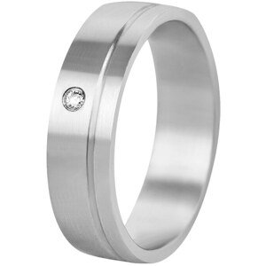 Beneto Dámský prsten z oceli s krystelem SPD06 49 mm