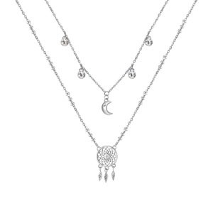 Brosway Okouzlující ocelový náhrdelník Lapač snů Chakra BHKN066