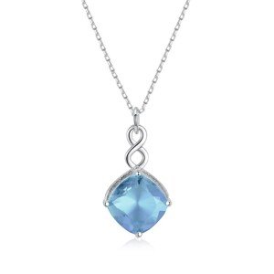 Linda's Jewelry Stříbrný náhrdelník Nekonečná Laguna Ag 925/1000 INH156