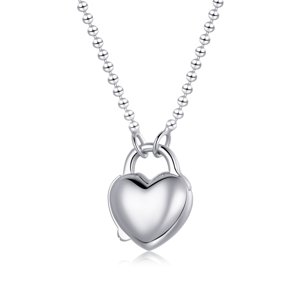 Linda's Jewelry Stříbrný náhrdelník Zámek Lásky Ag 925/1000 INH171