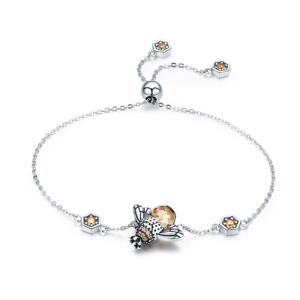 Linda's Jewelry Stříbrný náramek Včelí Královna INR096