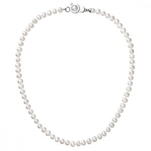 Perlový náhrdelník z pravých říčních perel bílý 22006.1,Perlový náhrdelník z pravých říčních perel bílý 22006.1