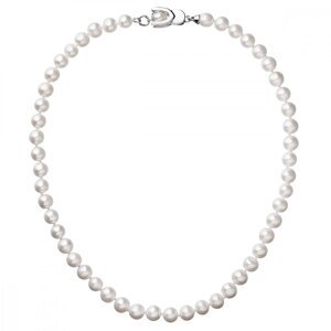 Perlový náhrdelník z pravých říčních perel bílý 22007.1,Perlový náhrdelník z pravých říčních perel bílý 22007.1